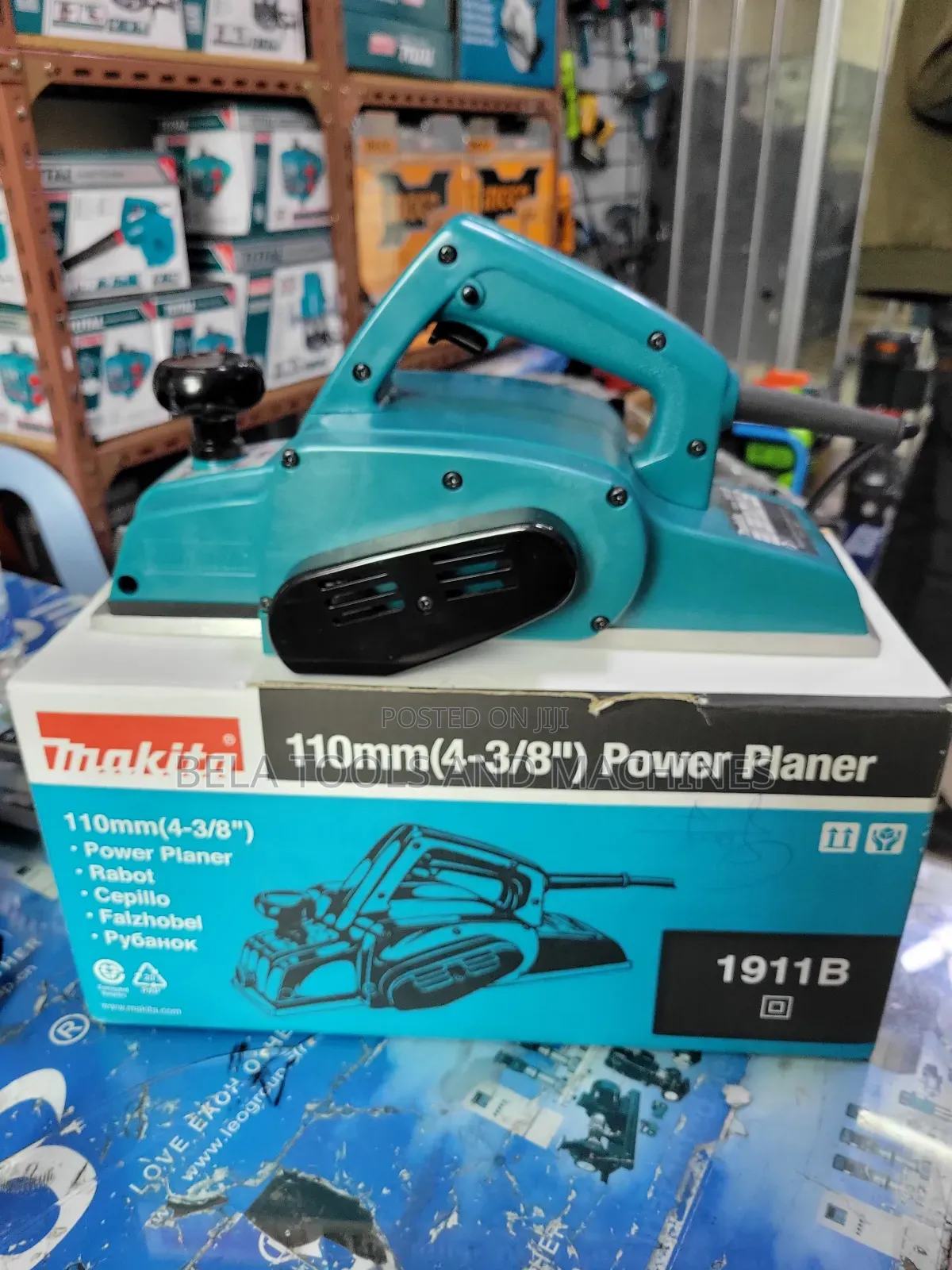 Original Makita Electrical Hand Planer Makita 1911b 840w