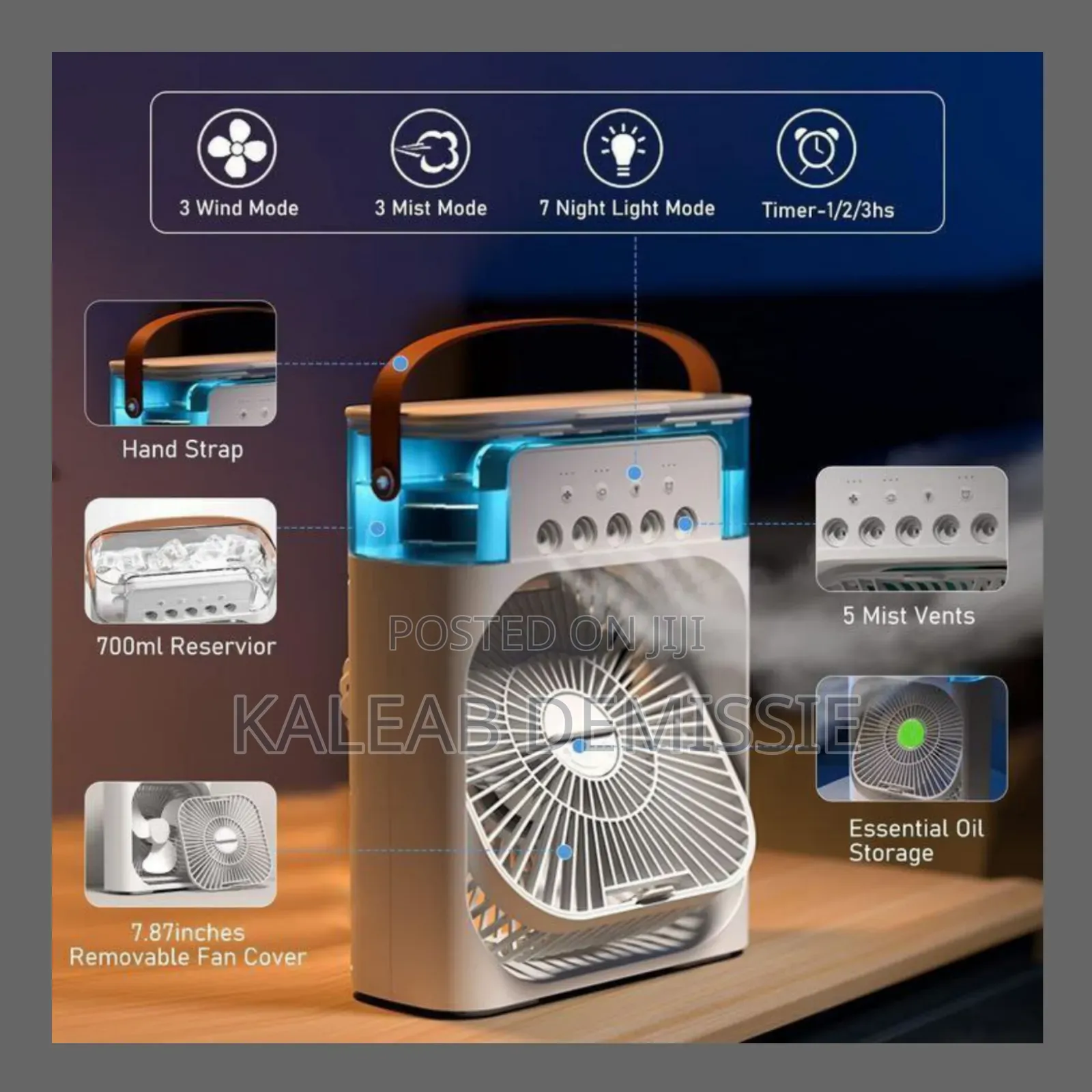 Duel Use Air Cooler Fan And Humidifier