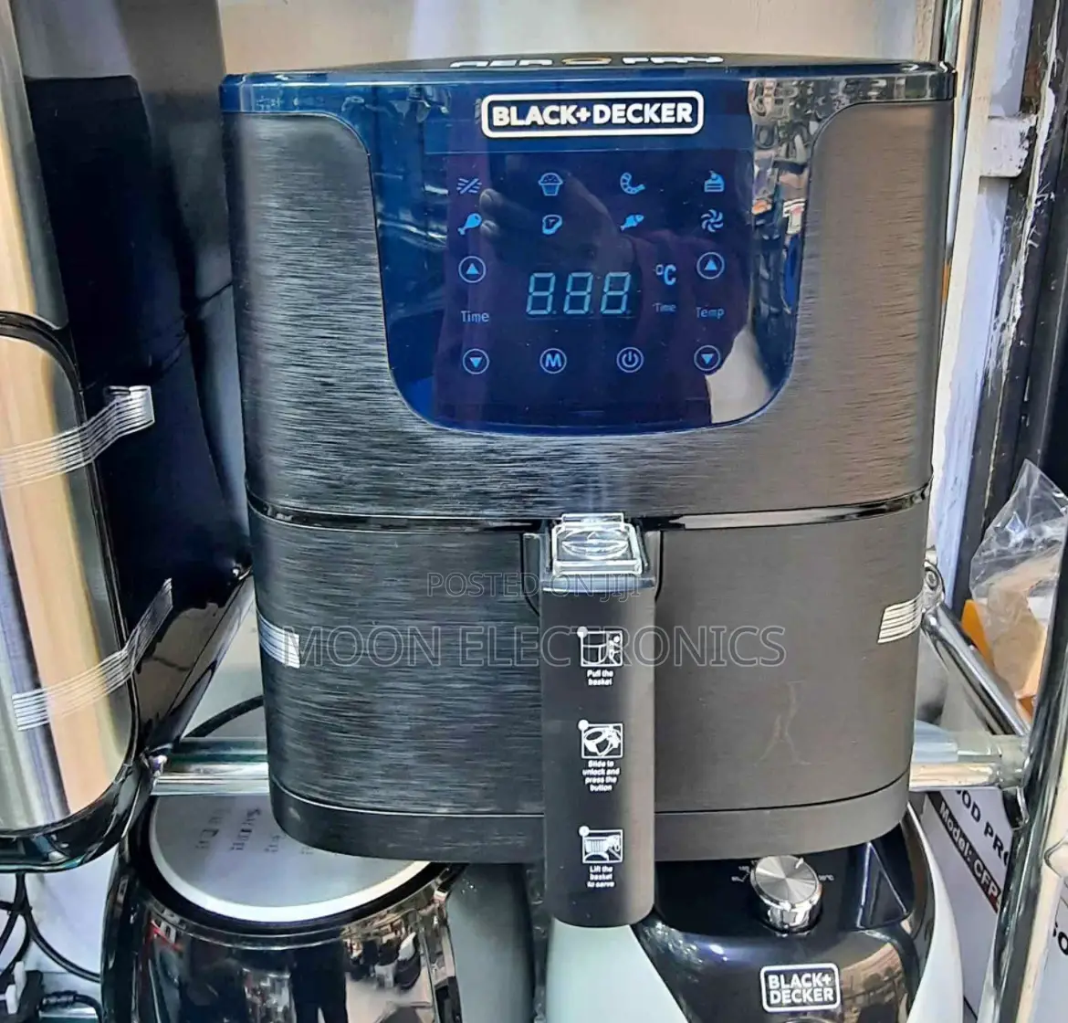  Black Decker Grand Digital Aerofry Air Fryer Af700-B5 – 4.3l,Black