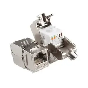 Cat 6 Rj 45 Ftp/Stp Keystone Jack Tool Less 180degree