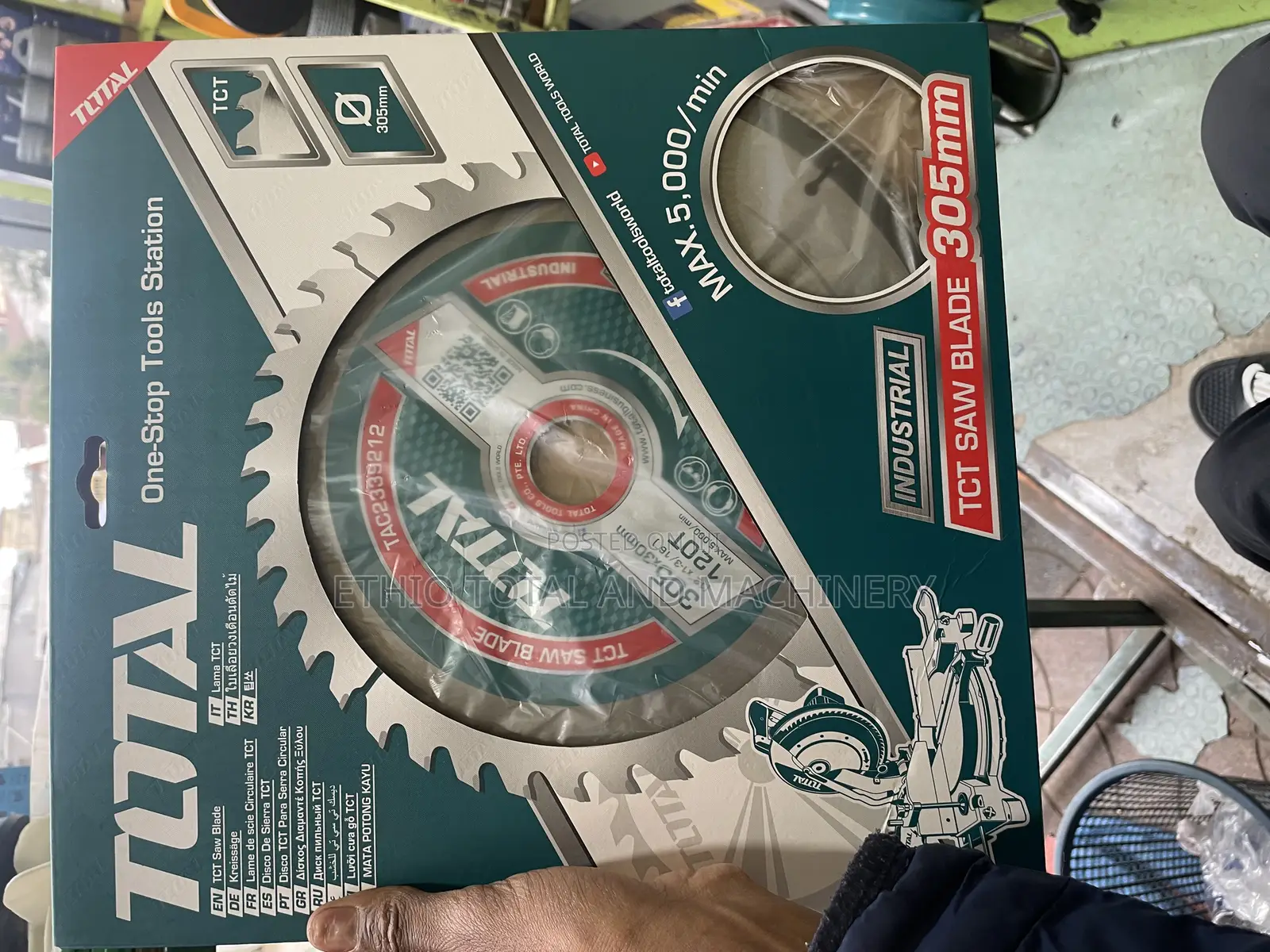 Total Aluminium Cutting Disk 305 Mm 120 Teeth