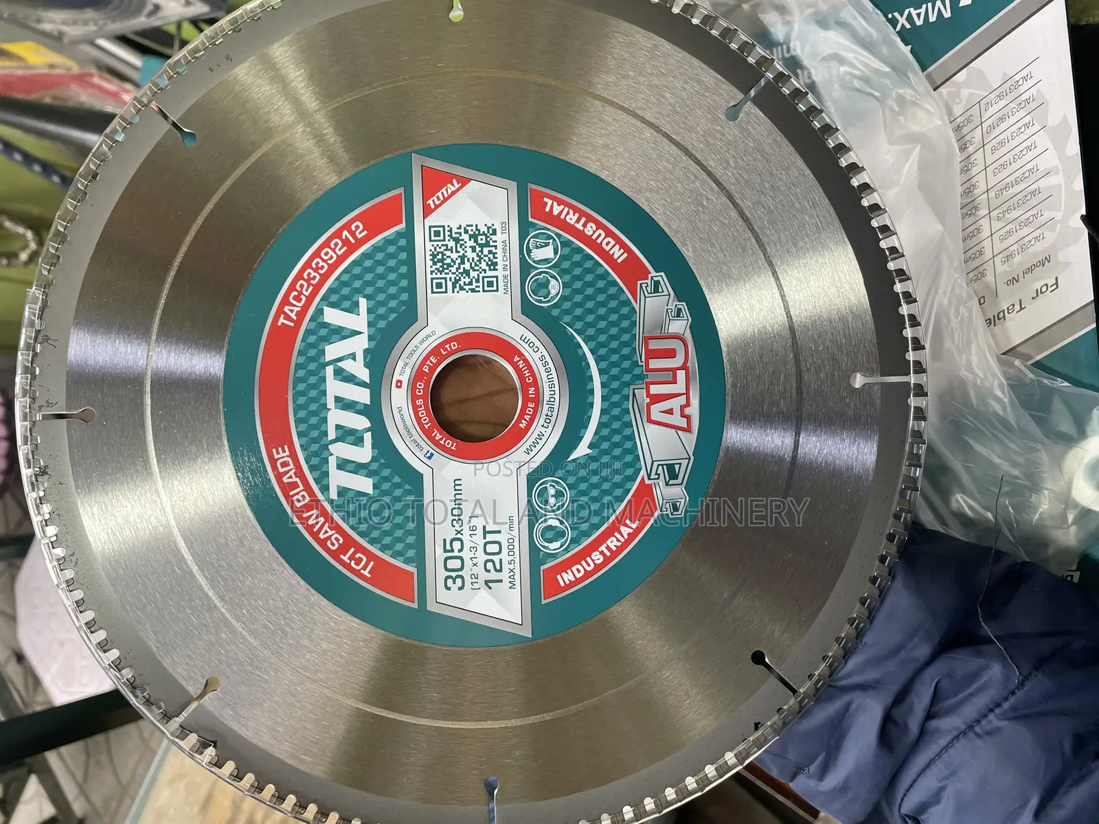 Total Aluminium Cutting Disk 305 Mm 120 Teeth