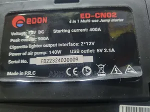 Jumper Car Jump Starter and Tire Inflator