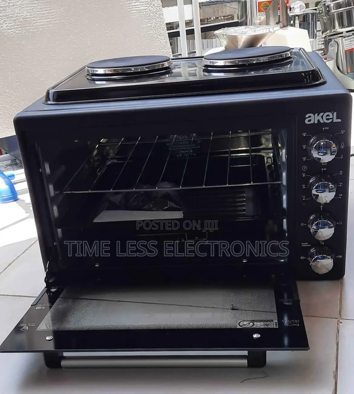 Akel Oven Two Hot Plate 38 Litter Wide Capacity Free Deliver