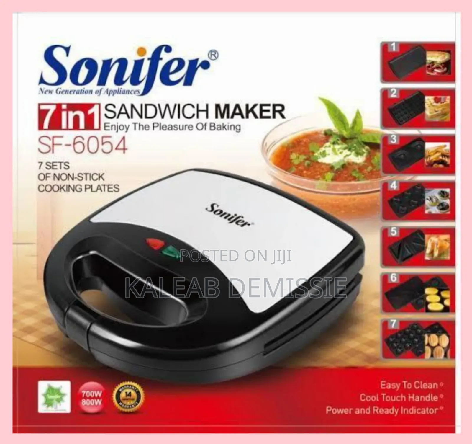 Sonifer 7 in 1 Multi Snacks Maker
