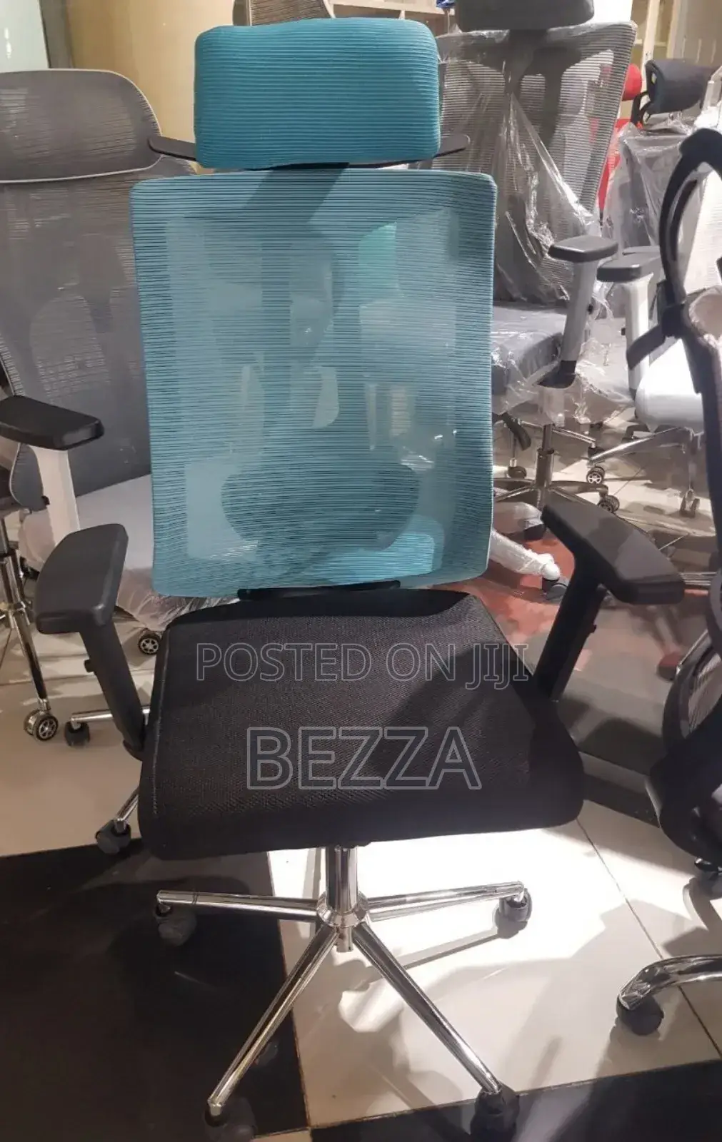 High Back Chair(Blue Color)