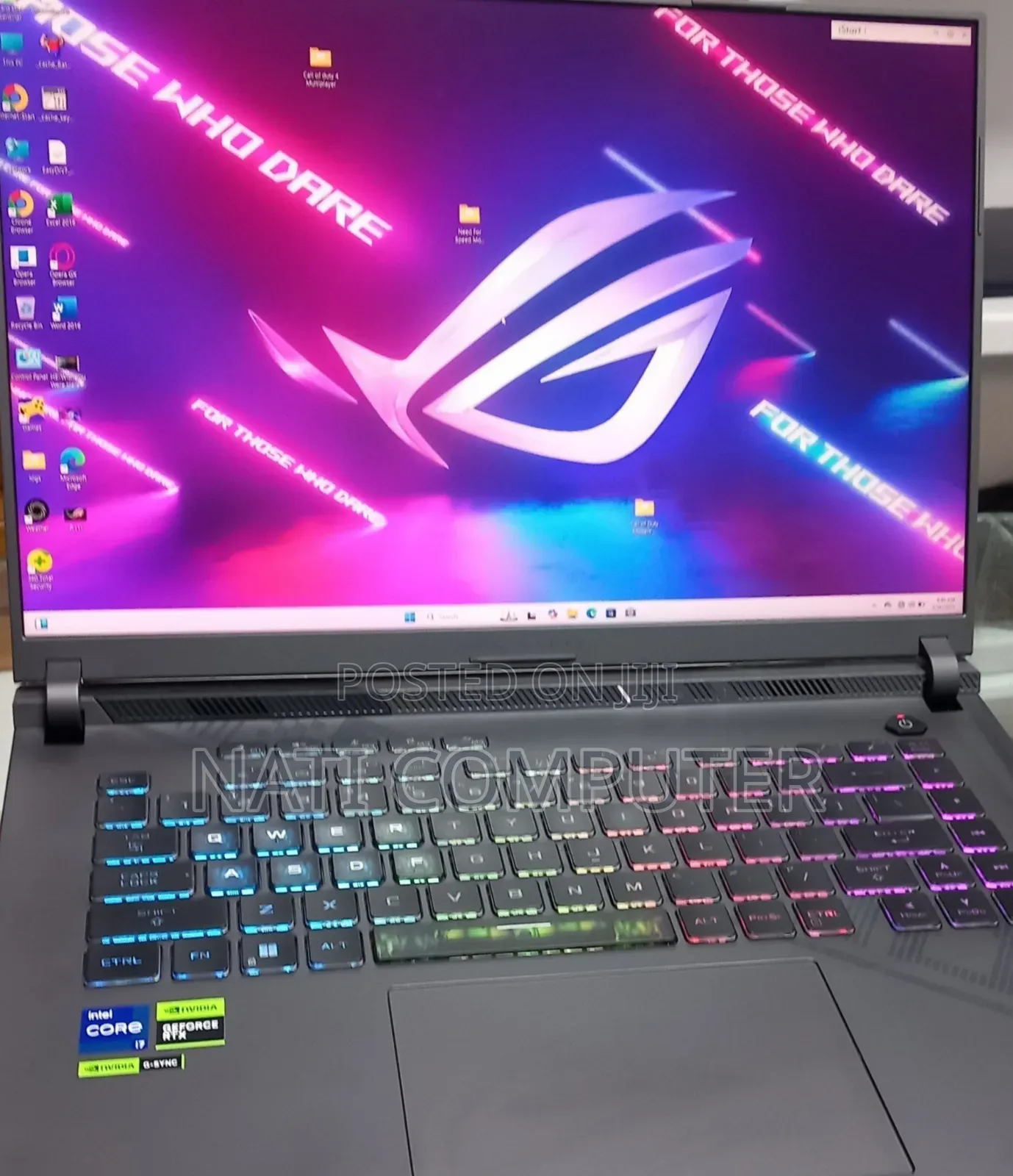 New Laptop Asus ROG Strix G15 16GB Intel Core I7 SSD 1T