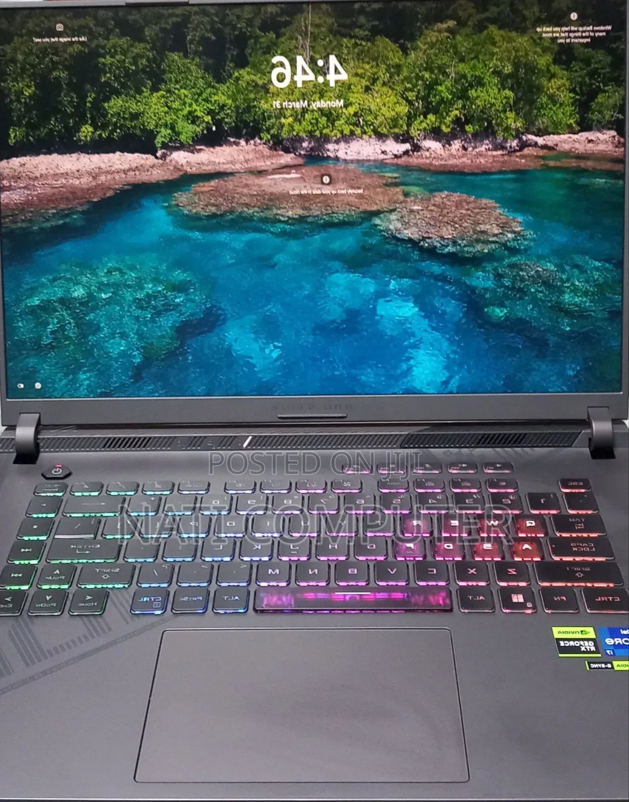 New Laptop Asus ROG Strix G15 16GB Intel Core I7 SSD 1T