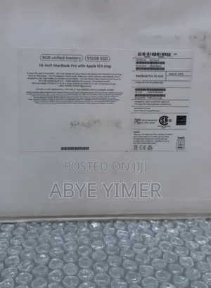 Photo - New Apple MacBook Pro 2023 M3 14-Inch 8GB Intel Core M3 SSD 512GB