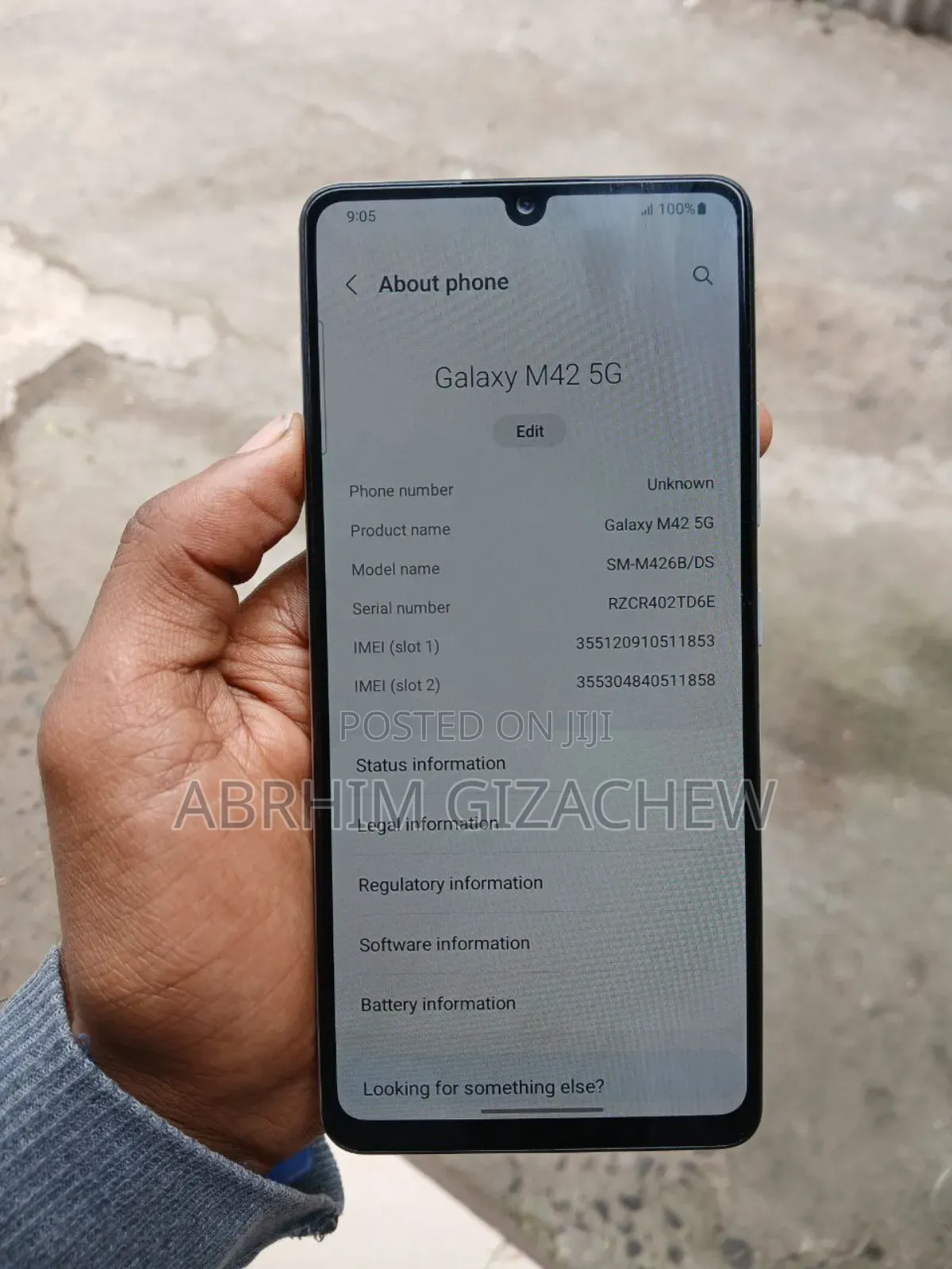 Samsung Galaxy M42 128 GB White