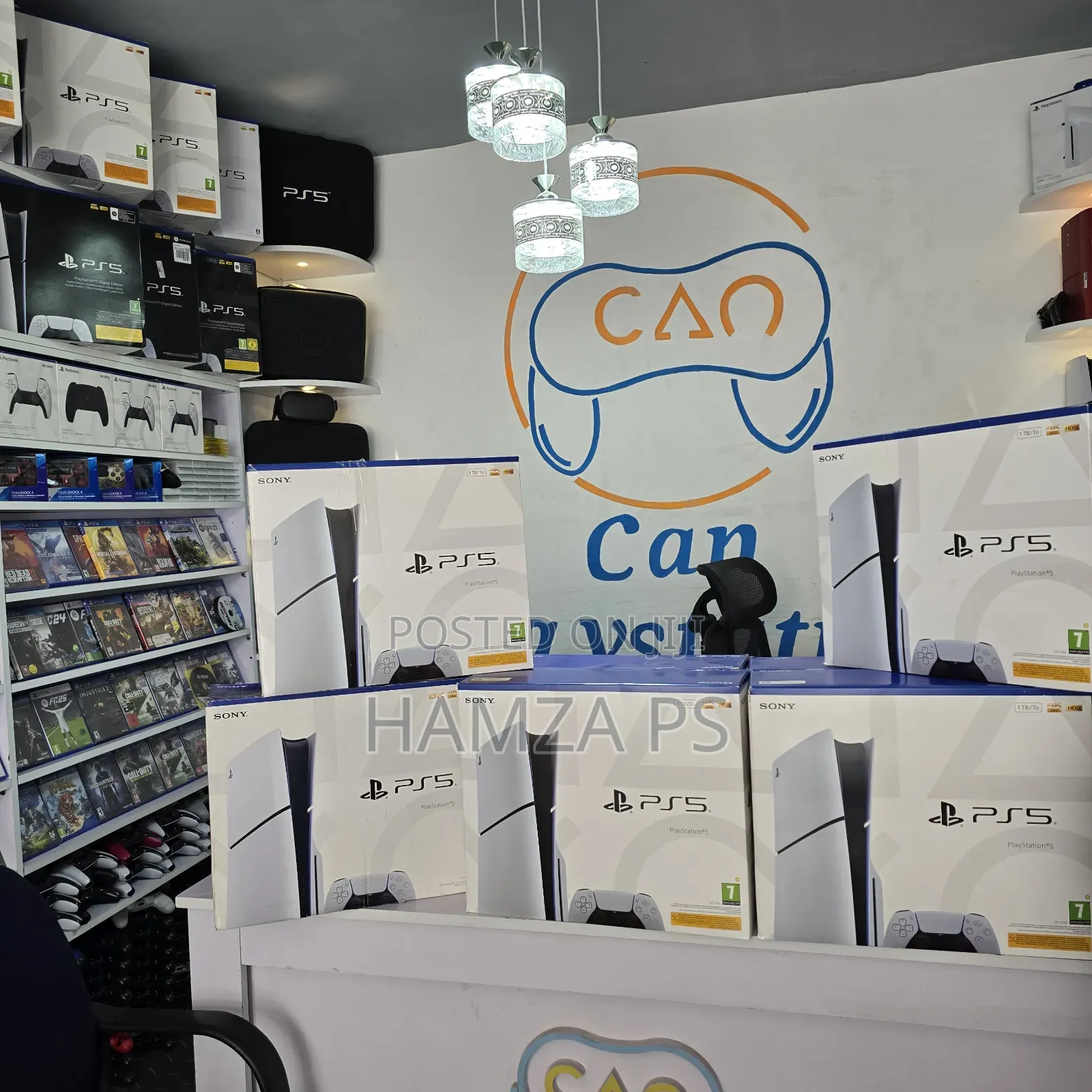 Playstation 5 Slim Cd የሚወስድ Packed