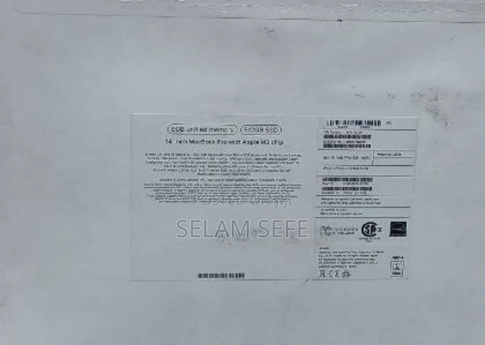 New Laptop Apple MacBook Pro 2019 8GB Intel Core I5 SSD 512GB