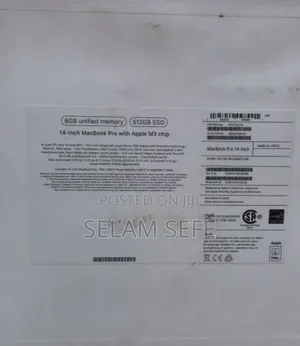 New Laptop Apple MacBook Pro 2019 8GB Intel Core I5 SSD 512GB