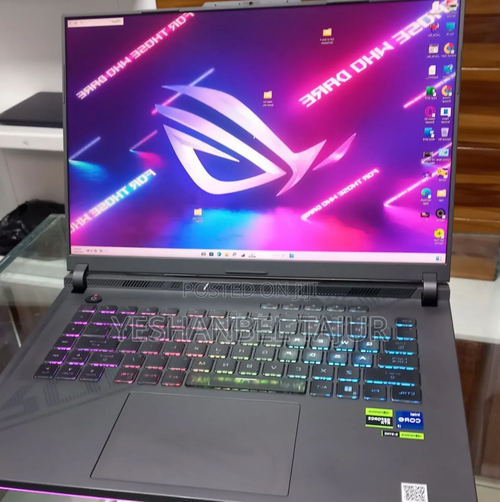 New Laptop Asus ROG Strix G16 G614 16GB Intel Core I7 SSD 1T