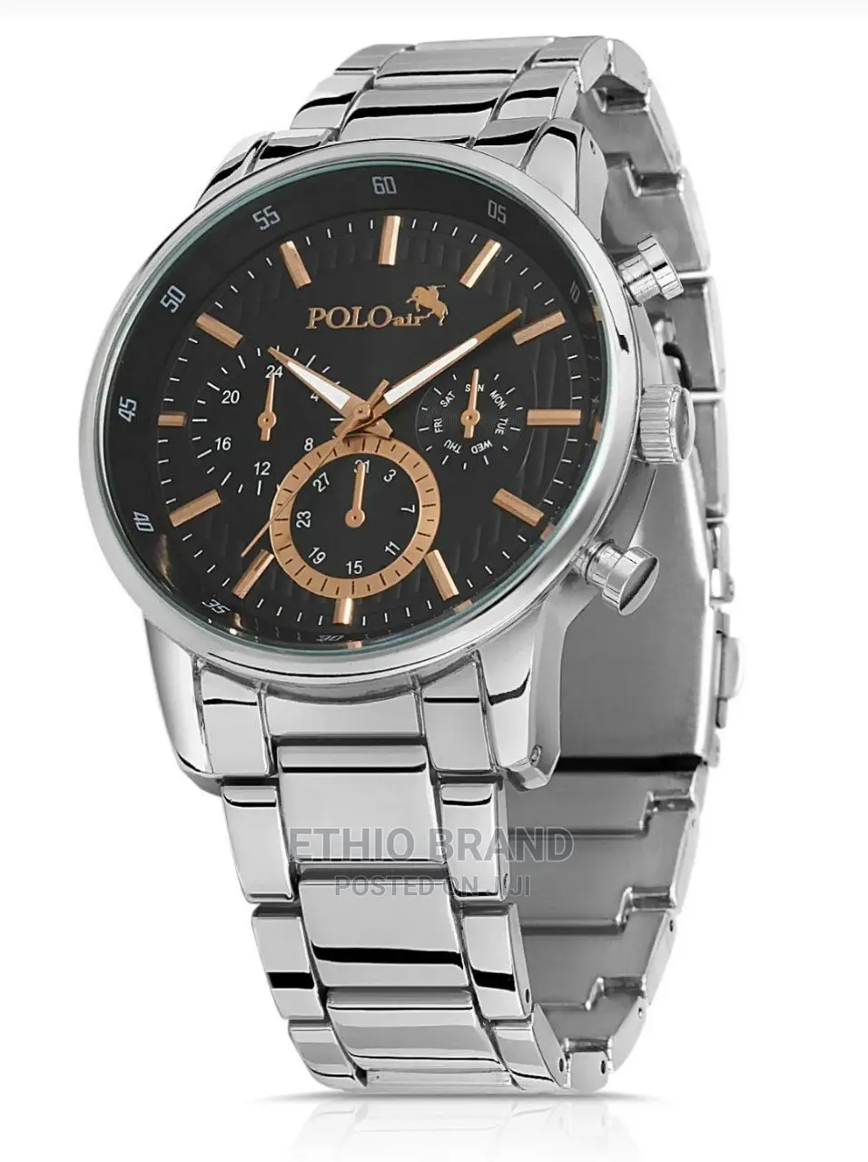 POLO AIR Men's Wristwatch Belt Wallet Card Holder