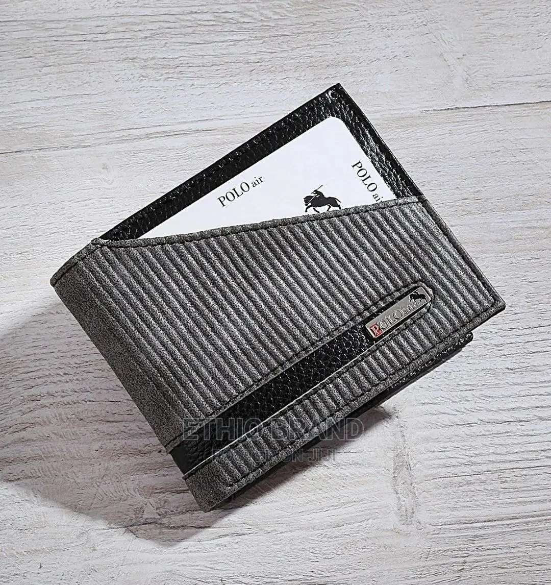 POLO AIR Men's Wristwatch Belt Wallet Card Holder