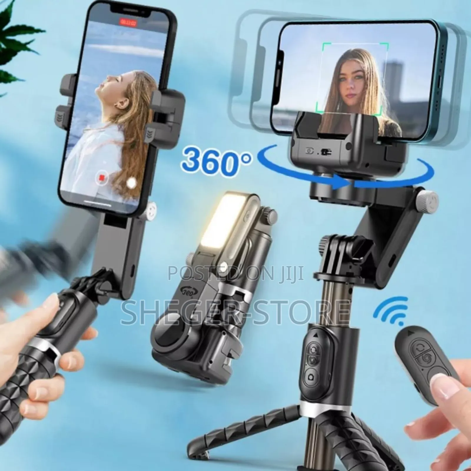 High Class Unveiling the Q18 360° Rotating Desktop Tripod