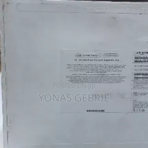 New Laptop Apple MacBook Pro 2024 M3 14-Inch 8GB Apple M3 SSD 512GB