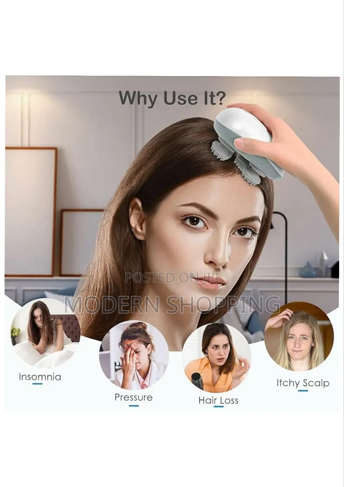 Rechargeable Electric Scalp Massager