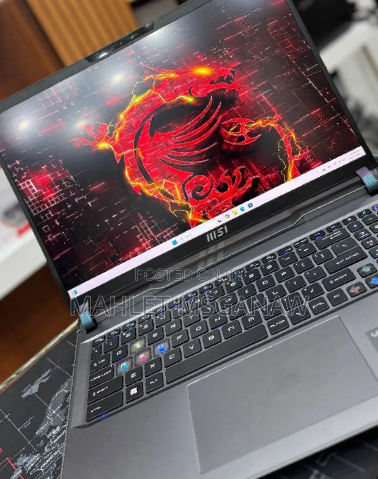 New Laptop MSI GF63 16GB Intel Core I9 SSD 1T