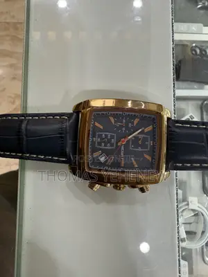Megia Gold Blue Watch - Model: 2028