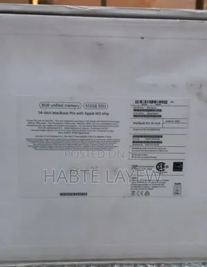 New Laptop Apple MacBook 8GB Apple M3 SSD 512GB