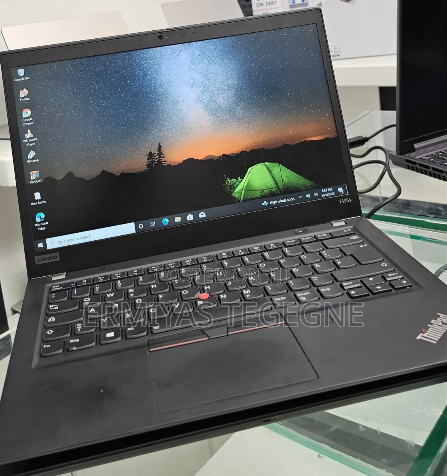 New Laptop Lenovo ThinkPad T495s 16GB AMD Ryzen 5 SSD 512GB