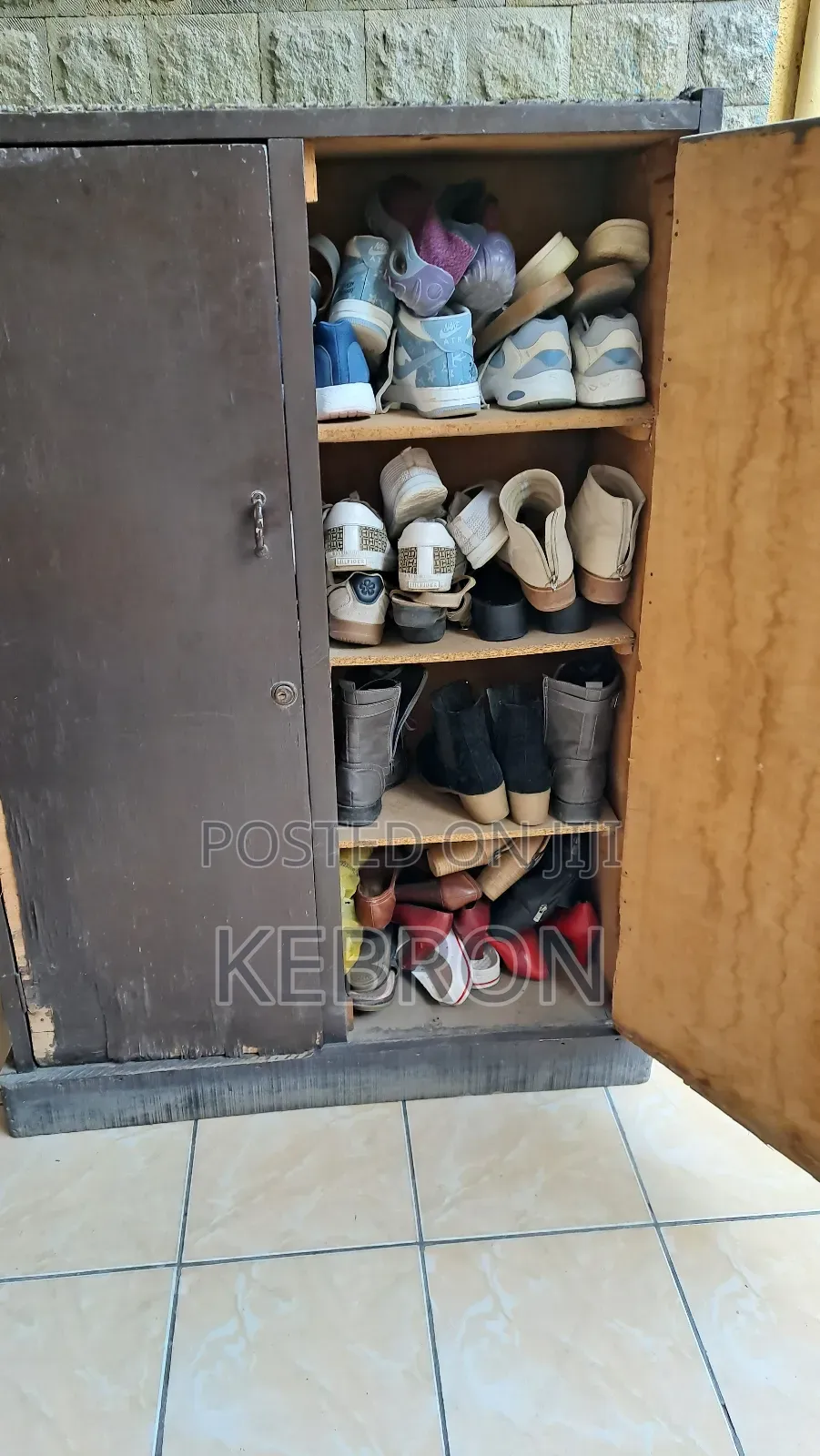 Shoe Rack and Cabinet Used