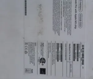 New Laptop Apple MacBook Pro 2023 M3 14-Inch 8GB Apple M3 SSD 512GB