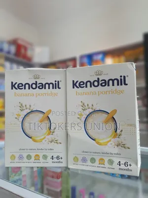 Photo - Kendamil Banana Porridge, Suitable for Infants Aged 4 to 6+ Months.
