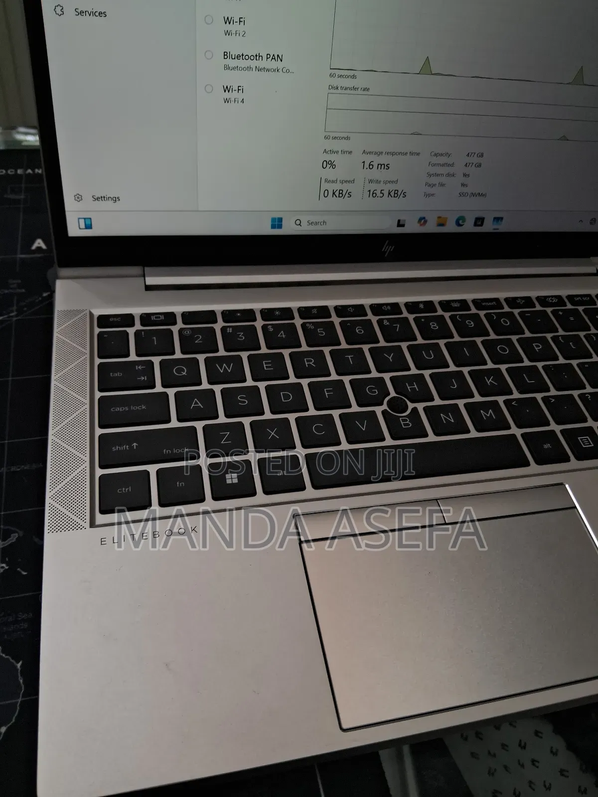 New Laptop HP EliteBook 845 G8 16GB AMD Ryzen 5 SSD 512GB