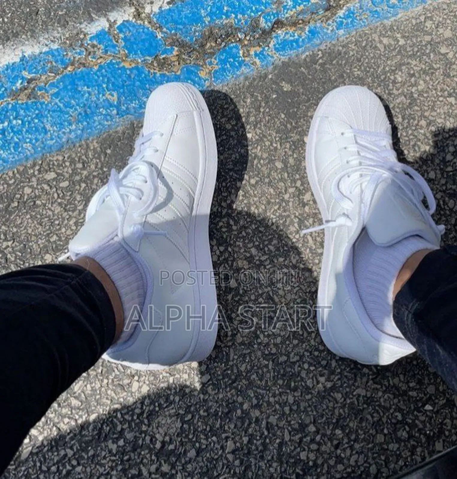 #Adidas #Old Skool #Superstar "#Triple White" Shoes