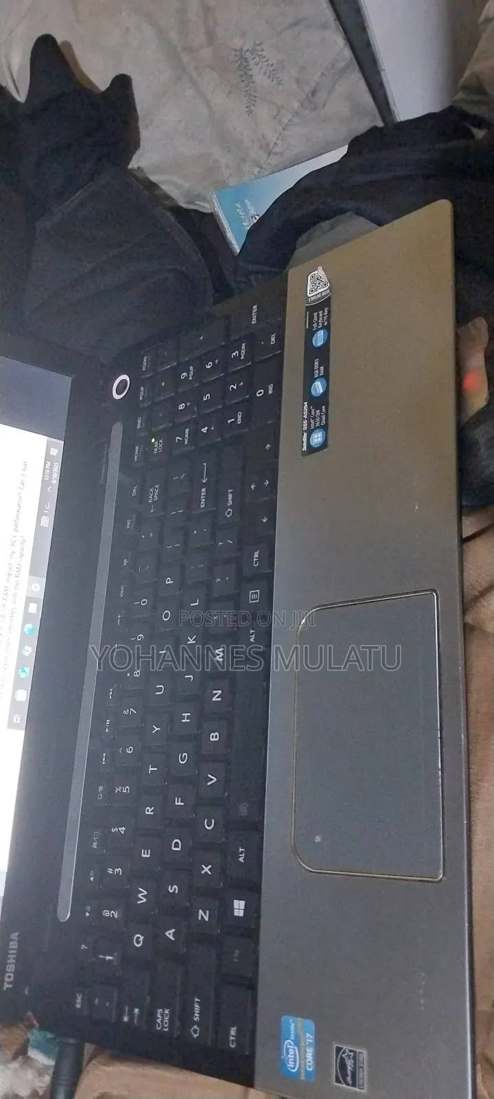 Laptop Toshiba Satellite C55 4GB Intel Core I7 HDD 500GB