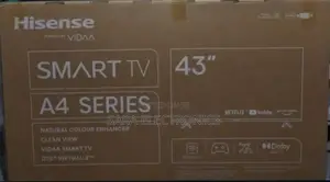 ➢Hisence 43" a-4 Series Uhd Smart Tv 5 Years Warranty Free Delivery