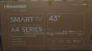 ➢Hisence 43" a-4 Series Uhd Smart Tv 5 Years Warranty Free Delivery
