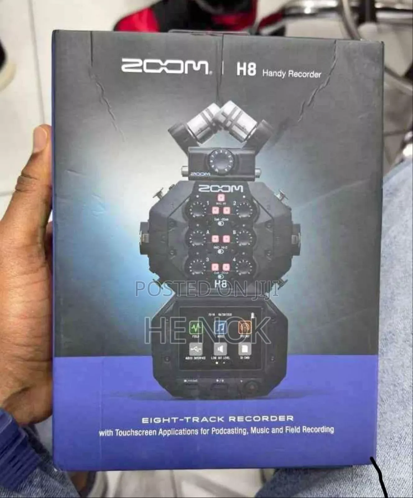 Zoom H8 Multi-Track Handy Recorder With Touchscreen Interface