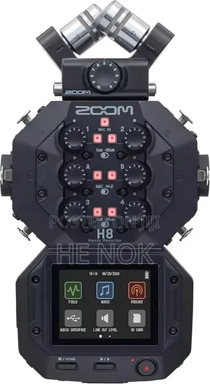 Zoom H8 Multi-Track Handy Recorder With Touchscreen Interface