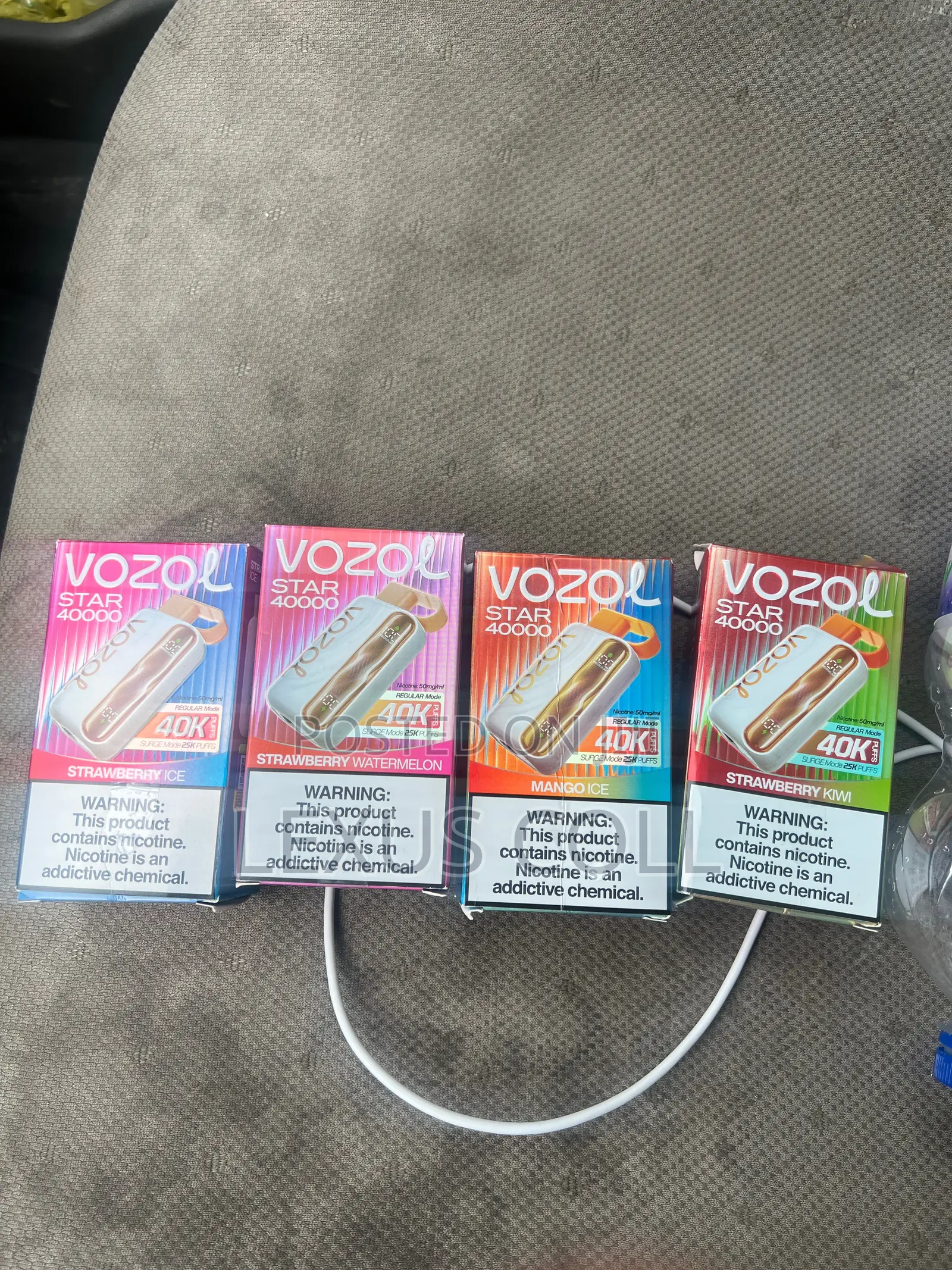 Vozol 40,000 Puff and Peach Ice