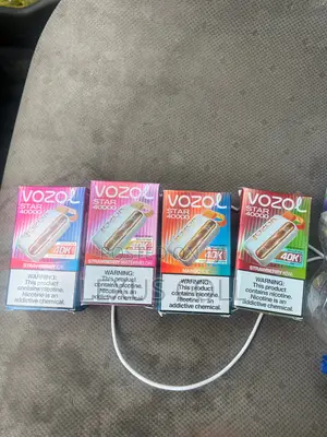 Vozol 40,000 Puff and Peach Ice