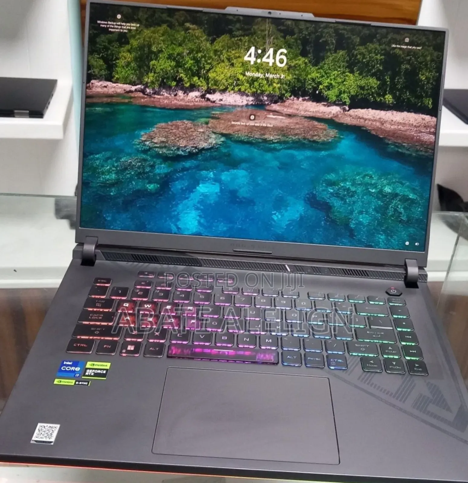 New Laptop Asus ROG Strix G16 G614 16GB Intel Core I7 SSD 1T