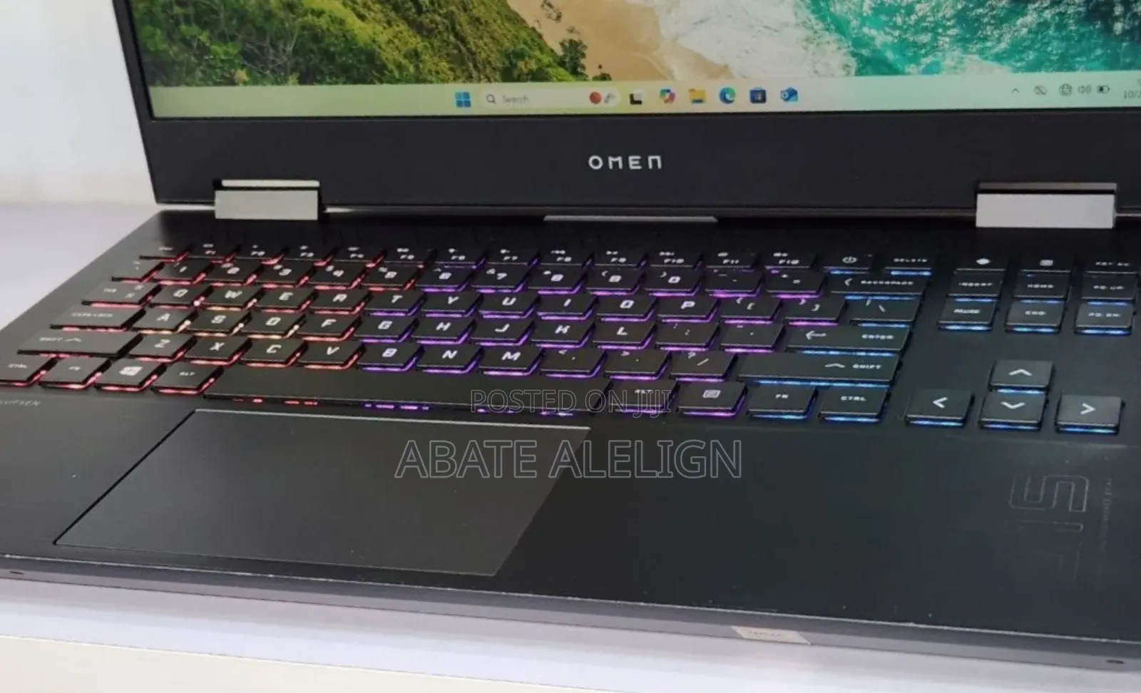 New Laptop HP Omen 15 16GB AMD Ryzen 7 SSD 512GB