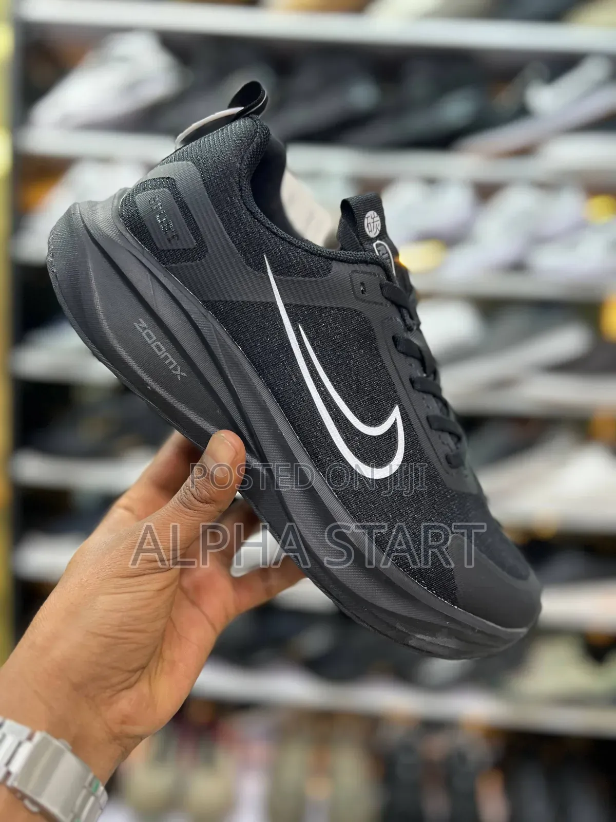 Nike Zoom Men's Full Black Original Running Shoes