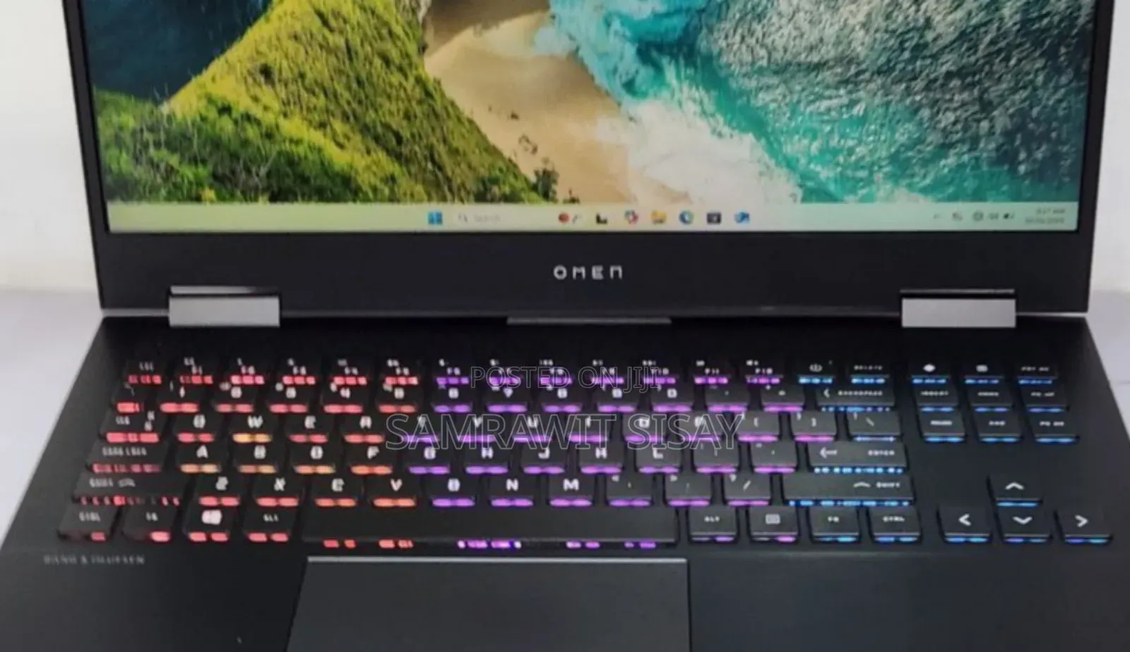 New Laptop HP Omen 15 16GB AMD Ryzen 7 SSD 512GB