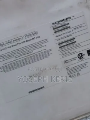 Photo - New Laptop Apple MacBook Pro 2023 M3 14-Inch 8GB Apple M3 Pro SSD 512GB