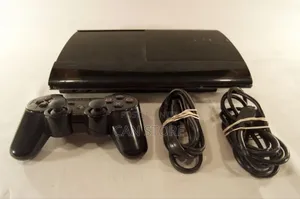 Photo - Playstation Super Slim With 2joystick ለቤት አሪፍ እቃ Ps3