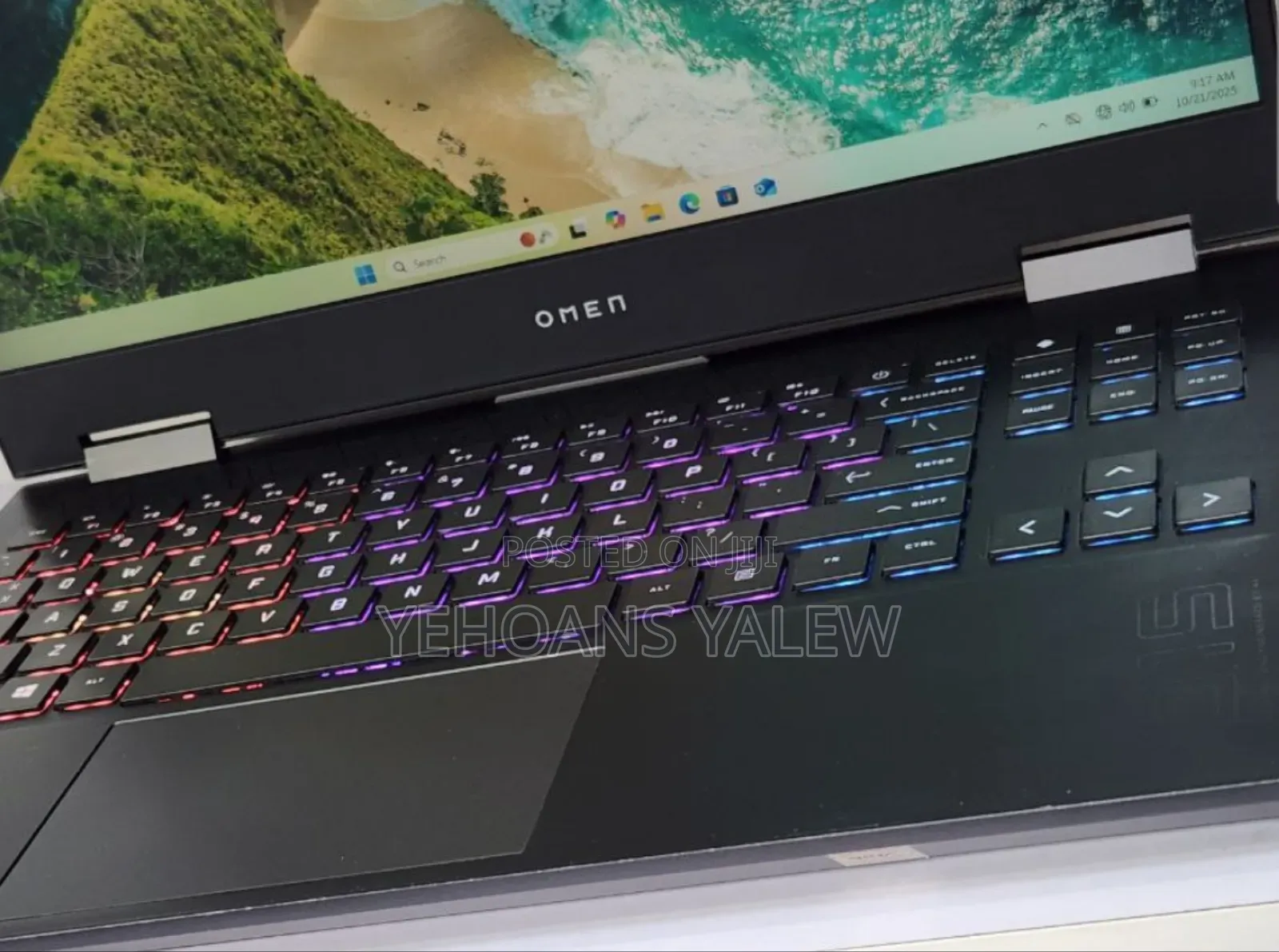 New Laptop HP Omen 15 16GB AMD Ryzen 7 SSD 512GB