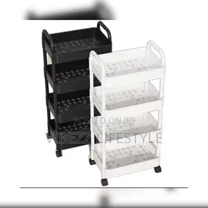 4-layer Movable Kitchen Storage Rack/Shelf