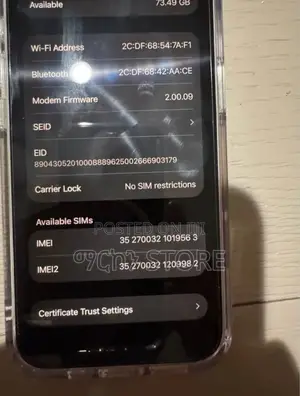 New Apple iPhone 16e 128 GB White