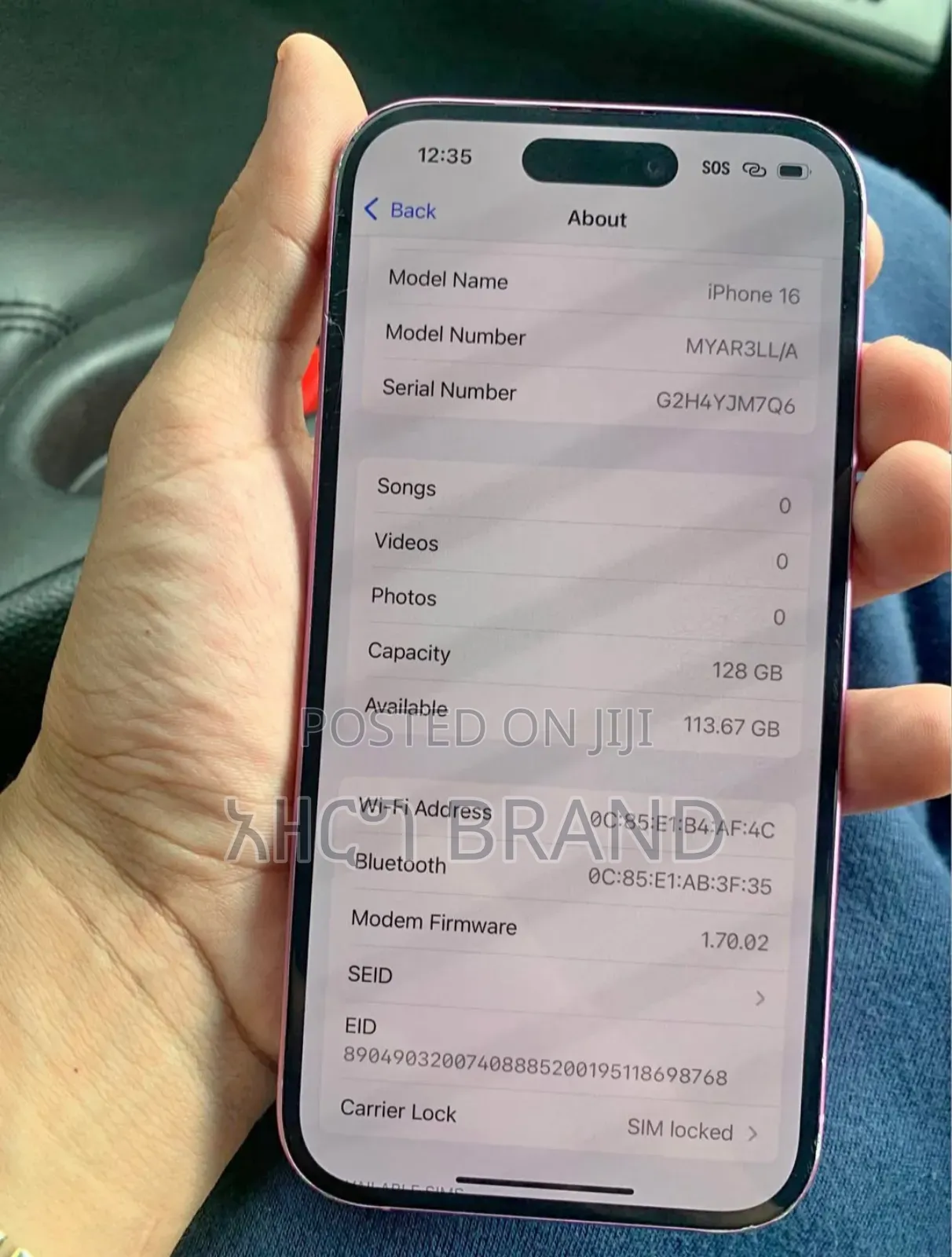 Apple iPhone 16 128 GB Pink