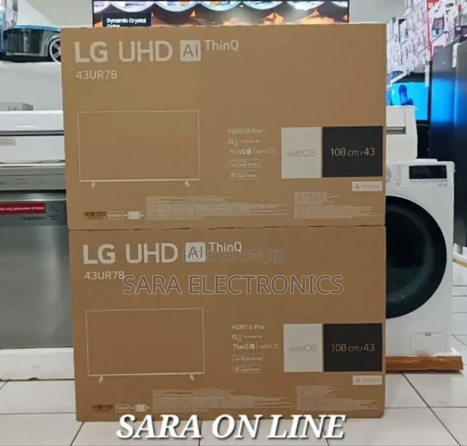 ➜Lg 43" Uhd Smart Tv Android ◈Webos Tv◈ New 2025 Free Delivery 10_year